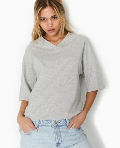 Pimkie T-Shirt Et Top^T-shirt Oversize Col V Manches Descendues -