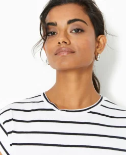 Pimkie Pimkie Positive|T-Shirt Et Top^T-shirt Oversize Sans Manches Rayé -