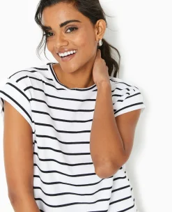 Pimkie Pimkie Positive|T-Shirt Et Top^T-shirt Oversize Sans Manches Rayé -