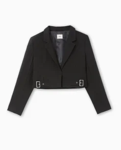 Pimkie Tailleur|Veste Et Blazer^Veste Blazer Courte Avec Pattes Et Boucles -