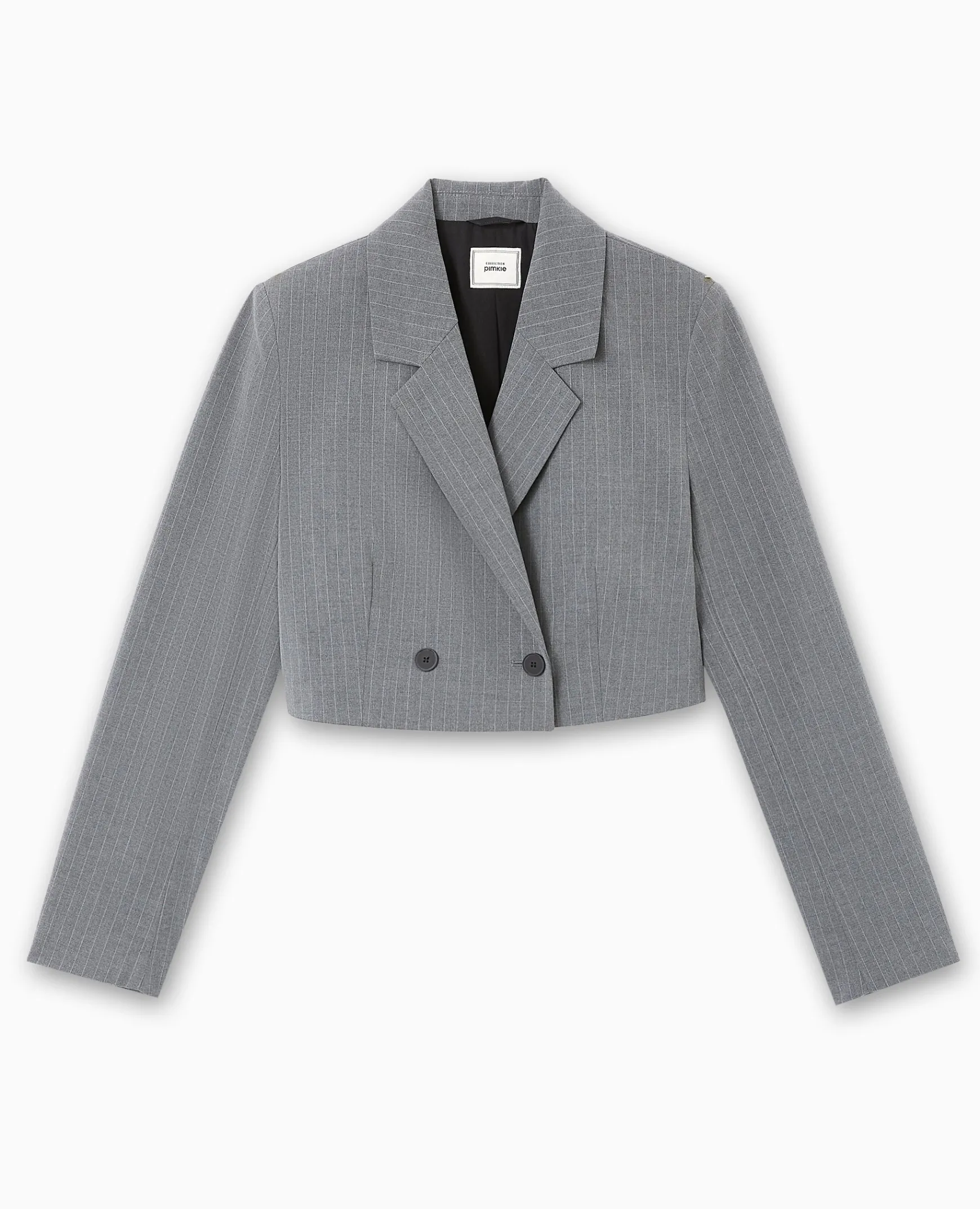 Pimkie Toute La Collection|Veste Et Blazer^Veste Blazer Cropped Rayures Banquier -