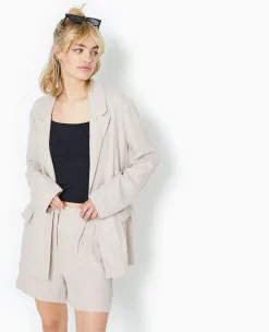 Pimkie Toute La Collection|Tailleur^Veste Blazer Souple En Tissu Fluide -