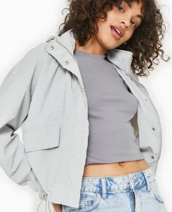 Pimkie Veste Et Blazer^Veste Coupe-vent Courte Avec Liens Et Stoppeurs -