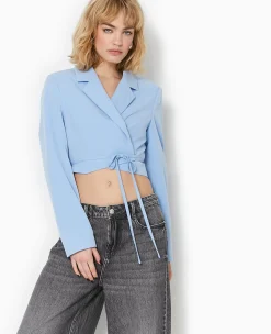 Pimkie Tailleur|Ensembles^Veste Cropped Avec Liens à Nouer -