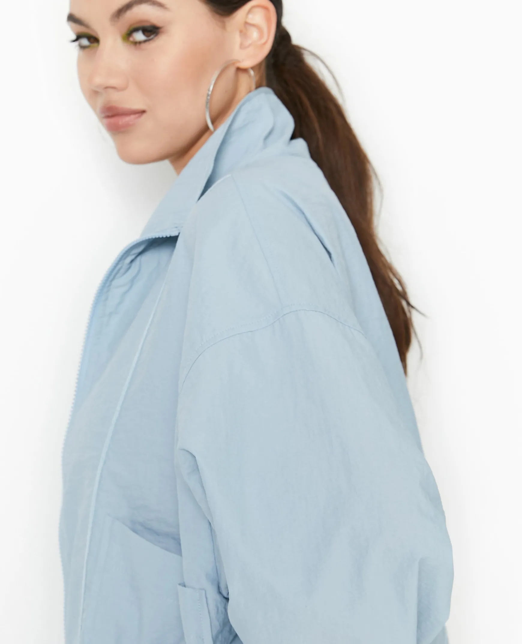 Pimkie Manteau Et Blouson|Veste Et Blazer^Veste Légè;re Zippée Avec Détails Liens élastiqués -