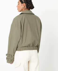 Pimkie Manteau Et Blouson|Veste Et Blazer^Veste Zippée Courte Avec Col -