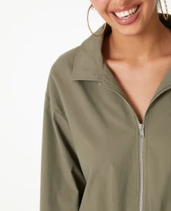Pimkie Manteau Et Blouson|Veste Et Blazer^Veste Zippée Courte Avec Col -